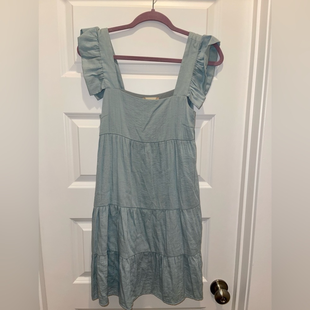 Altar’d State blue mini dress sz s